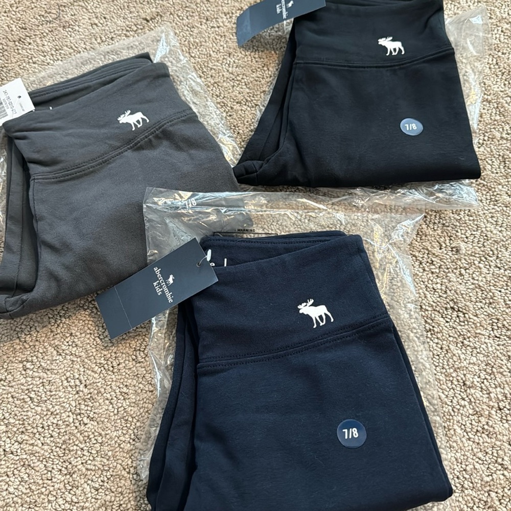 Abercrombie Bundle girls 7/8 leggings
